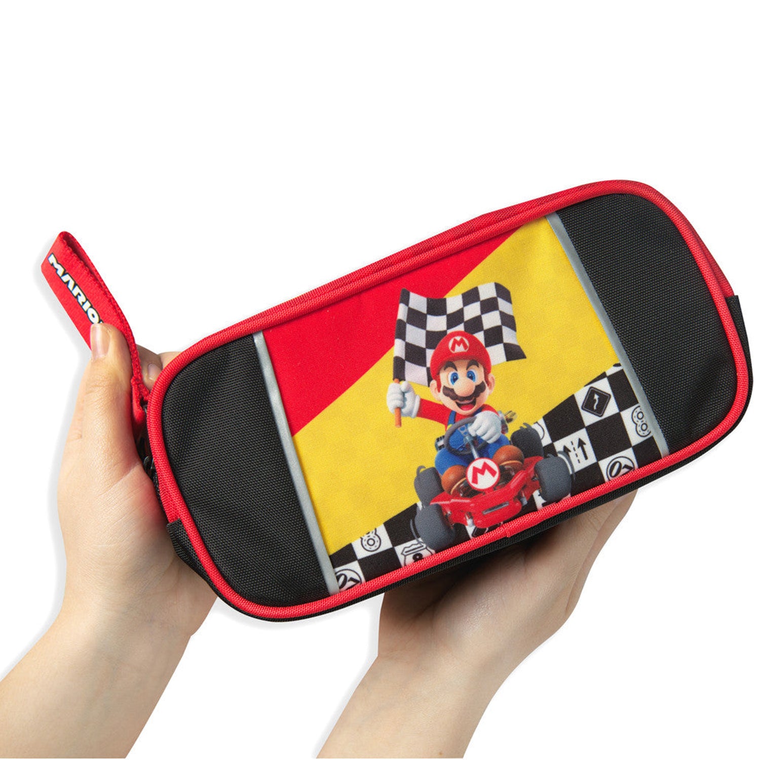 FC PANINI - Astuccio Ovale Mario kart Nero/Rosso/Giallo